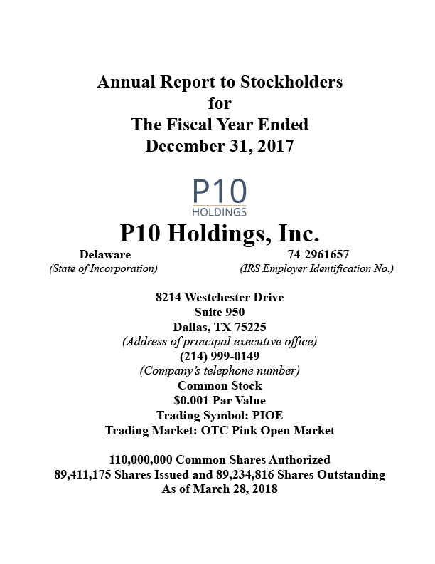 2017 Annual Report to Stockholders